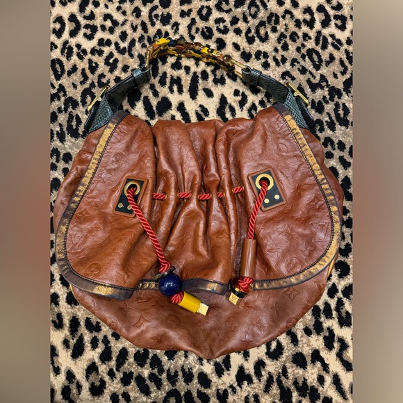 Louis Vuitton Snakeskin-Trimmed Monogram Epices Kalahari GM - Picture 6 of 14